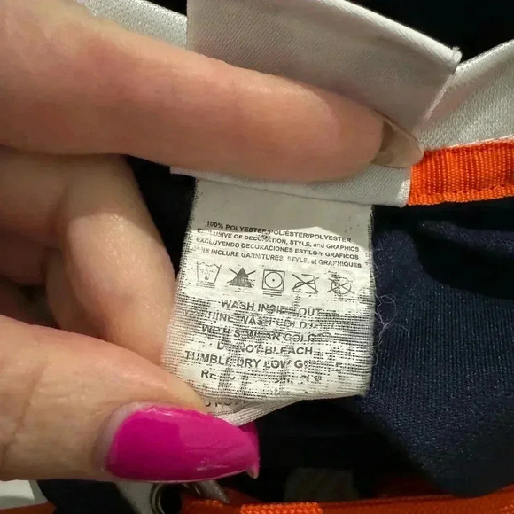 NFL Chicago Bears #6 Jay Cutler Signature Satin Jersey Fitted Woman’s 2012 - Picture 4 of 11